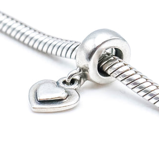 PANDORA Sterling Silver Heart Dangle Charm