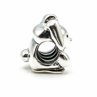 PANDORA Rabbit Sterling Silver Easter Rabbit Animal Charm Bead