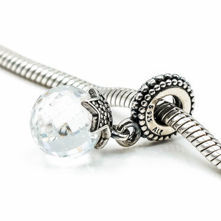 PANDORA Moon And Star Sterling Silver Dangle Charm