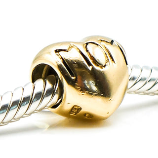 CHAMILIA Mom 14K Gold Heart Charm