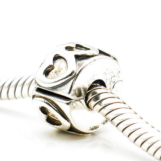 PANDORA Row of Hearts Clip Sterling Silver Row of Hearts Clip - 791978