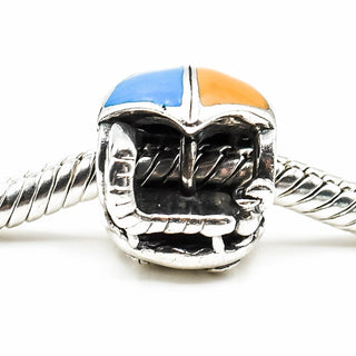 CHAMILIA Beach Day Sterling Silver Charm With Enamel Umbrella