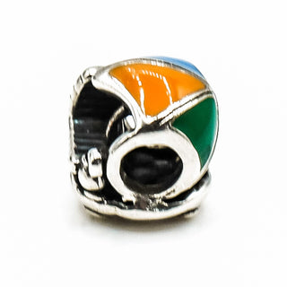 CHAMILIA Beach Day Sterling Silver Charm With Enamel Umbrella
