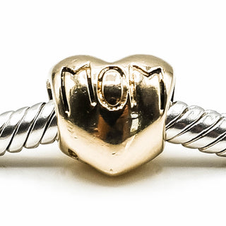 CHAMILIA Mom 14K Gold Heart Charm