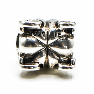 PANDORA Royal Carriage Sterling Silver Charm With 14K Gold & White Pearl