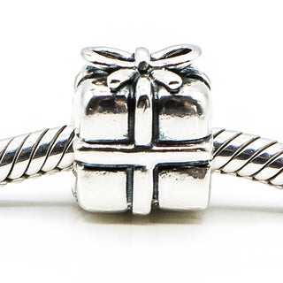 PANDORA Present With Bow Sterling Silver Gift Charm
