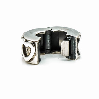 PANDORA Row of Hearts Clip Sterling Silver Row of Hearts Clip - 791978