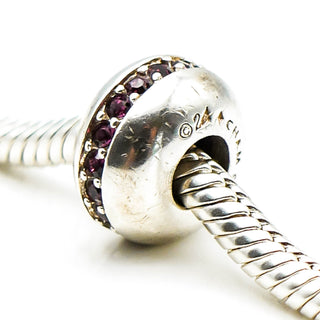 CHAMILIA Sterling Silver & Amethyst Wink Charm