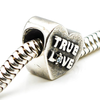 Kay Jewelers CHARMED MEMORIES Disney FROZEN Sterling Silver Heart Charm With Blue Crystal