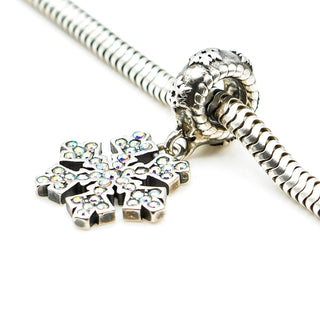 Kay Jewelers CHARMED MEMORIES Disney Frozen Snowflake Sterling Silver Dangle Charm