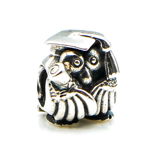 CHAMILIA Graduation Owl Sterling Silver Charm