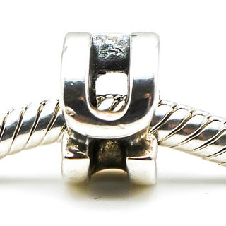 CHAMILIA Sterling Silver Letter U Charm