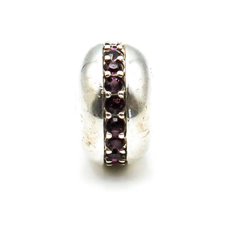 CHAMILIA Sterling Silver & Amethyst Wink Charm