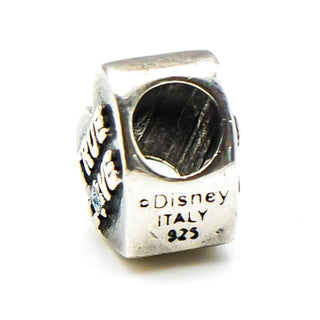 Kay Jewelers CHARMED MEMORIES Disney FROZEN Sterling Silver Heart Charm With Blue Crystal