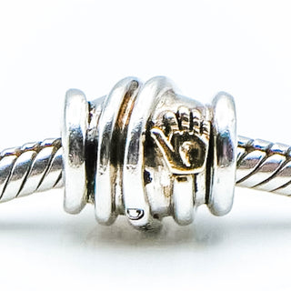 CHAMILIA Helping Hands And Open Hearts Sterling Silver Charm With 14K Gold