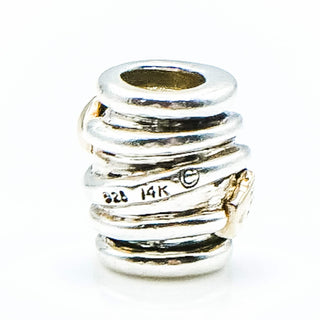 CHAMILIA Helping Hands And Open Hearts Sterling Silver Charm With 14K Gold