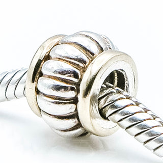 CHAMILIA Gold Edges Sterling Silver Charm With 14K Gold