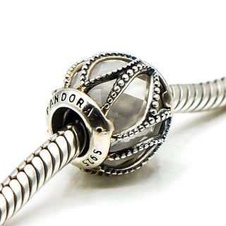 PANDORA Intertwining Radiance Sterling Silver Charm With Clear Zirconia