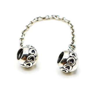 PANDORA Love Connection S925 ALE Sterling Silver Safety Chain