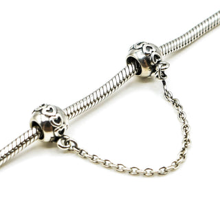 PANDORA Love Connection S925 ALE Sterling Silver Safety Chain
