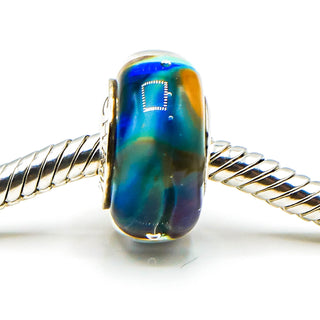 CHAMILIA 24K Gold Collection Marine Gold Murano Glass Bead
