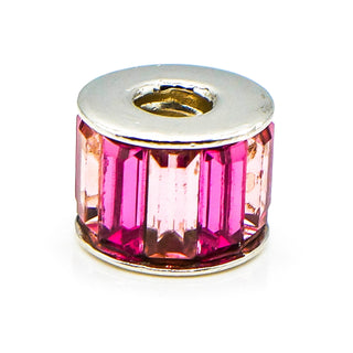 CHAMILIA The Swarovski Collection Pink Baguette Sterling Silver Charm
