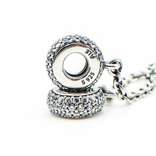 PANDORA Pave Inspiration Sterling Silver CZ Safety Chain