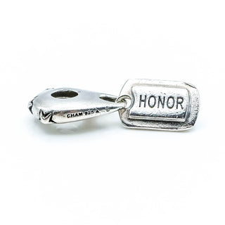 CHAMILIA Honor Military Tag Sterling Silver Charm