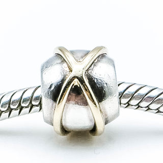 CHAMILIA Gold X Mixed Sterling Silver 14K Bead