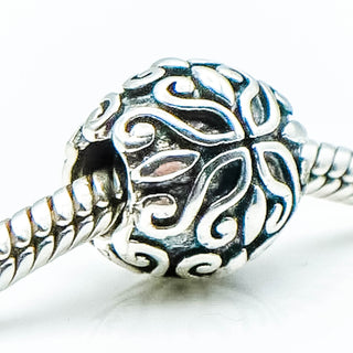 CHAMILIA Floral Charm Sterling Silver Bead