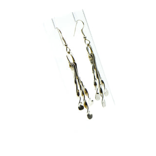 Sterling Silver Artist Dangle Earrings With a Twist
