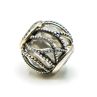 PANDORA Intertwining Radiance Sterling Silver Charm With Clear Zirconia