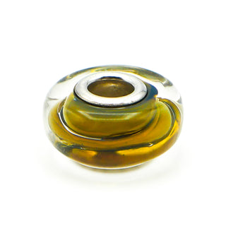 CHAMILIA 24K Gold Collection Royal Gold Murano Glass Charm With Sterling Silver Core