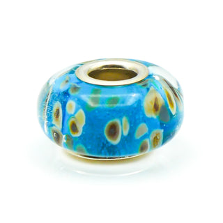 CHAMILIA Aqua Reef Murano Glass Charm With Sterling Silver Core