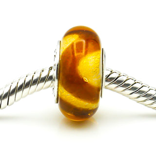 CHAMILIA Earth Murano Glass Charm With Sterling Silver Core