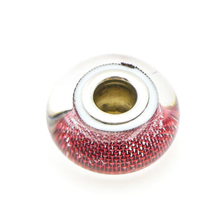 CHAMILIA Mystic Collection Fuchsia Murano Glass Charm With Sterling Silver Core