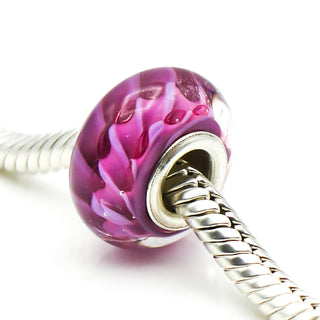 CHAMILIA Fuchsia Dream Murano Glass Charm