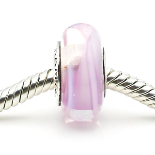 CHAMILIA Irresistible Pink Murano Glass Charm With Sterling Silver Core