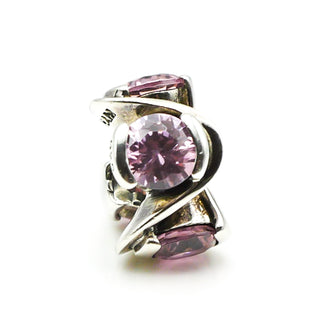 CHAMILIA Forever Pink CZ Sterling Silver Charm