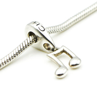CHAMILIA Music Note Sterling Silver Dangle Charm