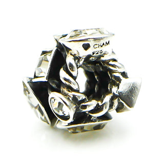 CHAMILIA Marquise Clear Swarovski Crystal Sterling Silver Charm