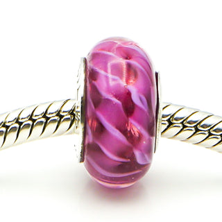 CHAMILIA Fuchsia Dream Murano Glass Charm