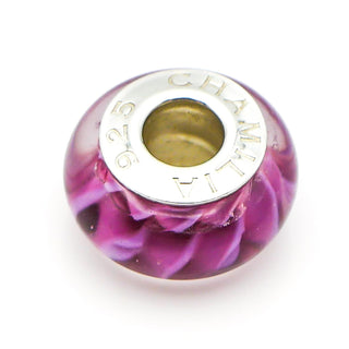 CHAMILIA Fuchsia Dream Murano Glass Charm