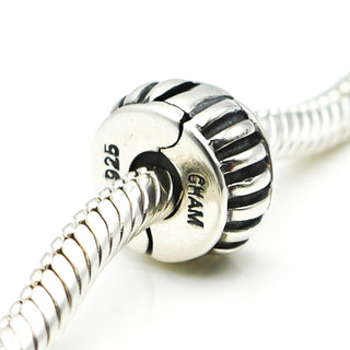 CHAMILIA Lines Lock Sterling Silver Charm