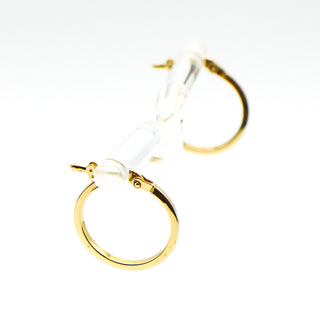 14K Yellow Gold Hoop Earrings