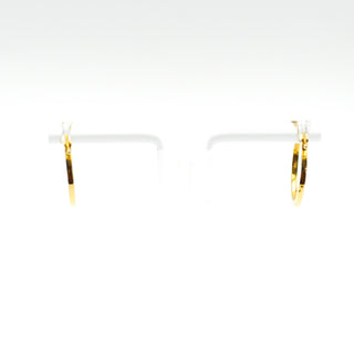 14K Yellow Gold Hoop Earrings