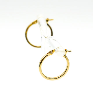 14K Yellow Gold Hoop Earrings