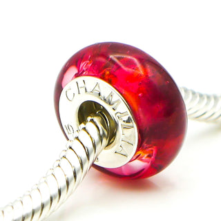 CHAMILIA Spring Fling Murano Glass Charm With Sterling Silver Core