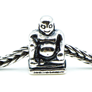 TROLLBEADS Buddha Bead Sterling Silver Charm