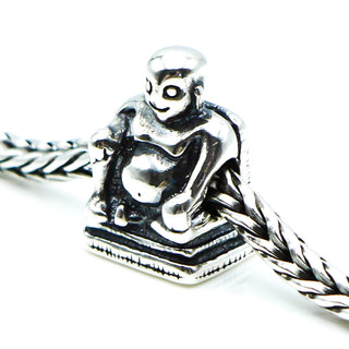 TROLLBEADS Buddha Bead Sterling Silver Charm